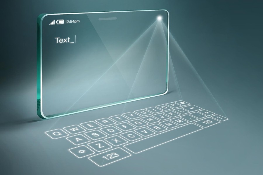 transparent OLED multilayer structure diagram including substrate anode organic layers and transparent cathode