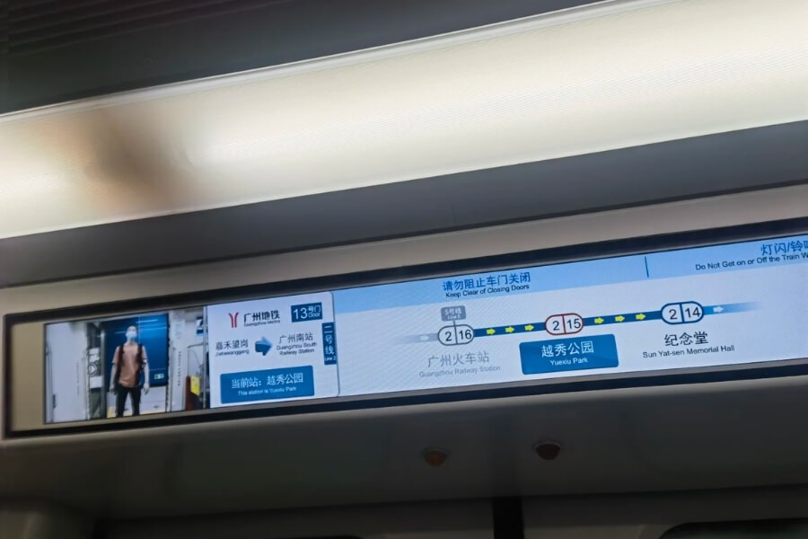 history of LCD technology in commercial display applications