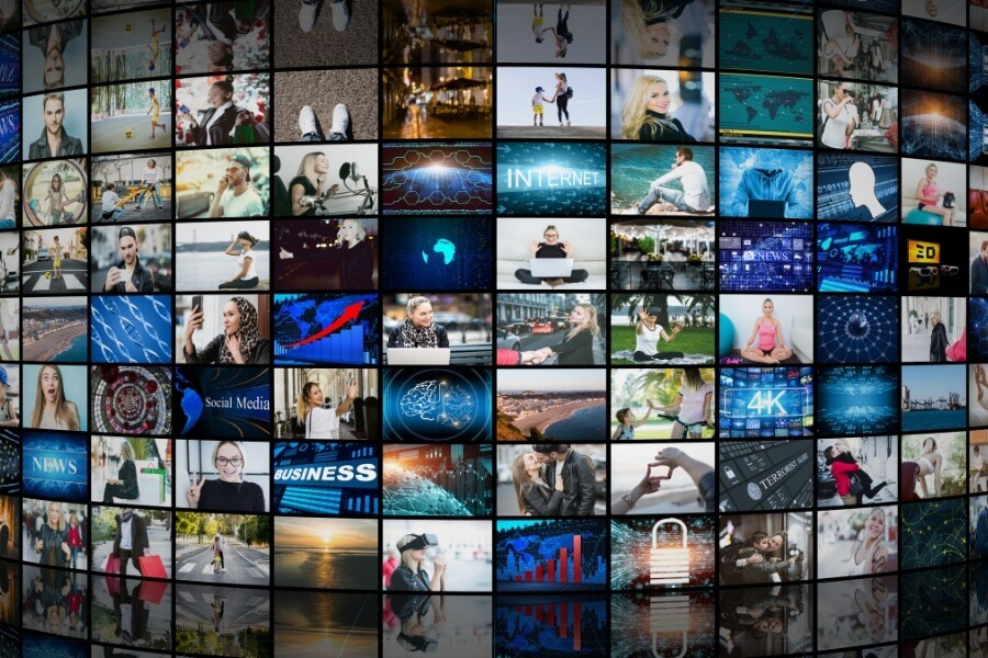 high brightness LCD video wall for commercial display applications