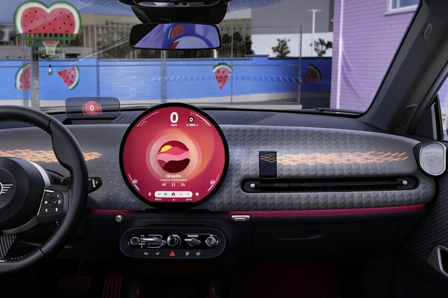 round displays overview showing circular LCD and OLED screens in real applications